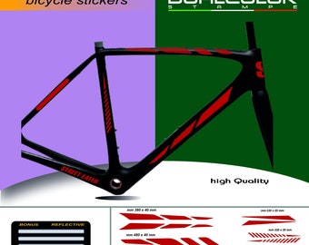Kit 12 MTB Frame Stickers Bicycle Frame Protection Protective Film MTB Stickers Mountain Bike Racing Bike B0168