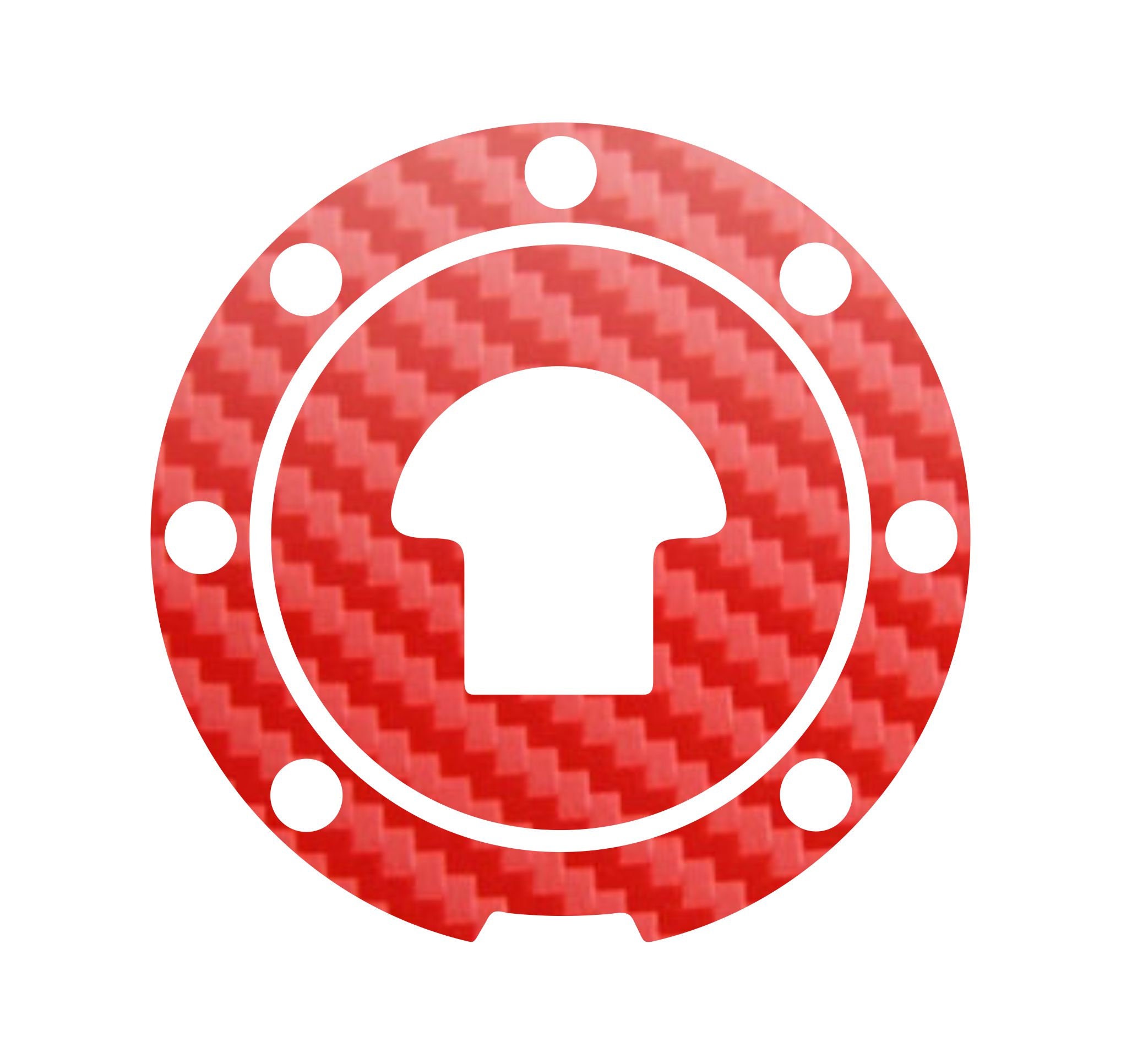 Adesivo Protezione Tappo Serbatoio Per Honda CBR 600 RR (2003-2007) - Carbonio Nero, Made In Italy - Foto 4