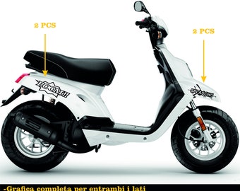 Stickers Compatible with MBK Booster - Non-Original Decal Kit - High Quality Handmade Stickers, Professional UV Vinyl - M0277
