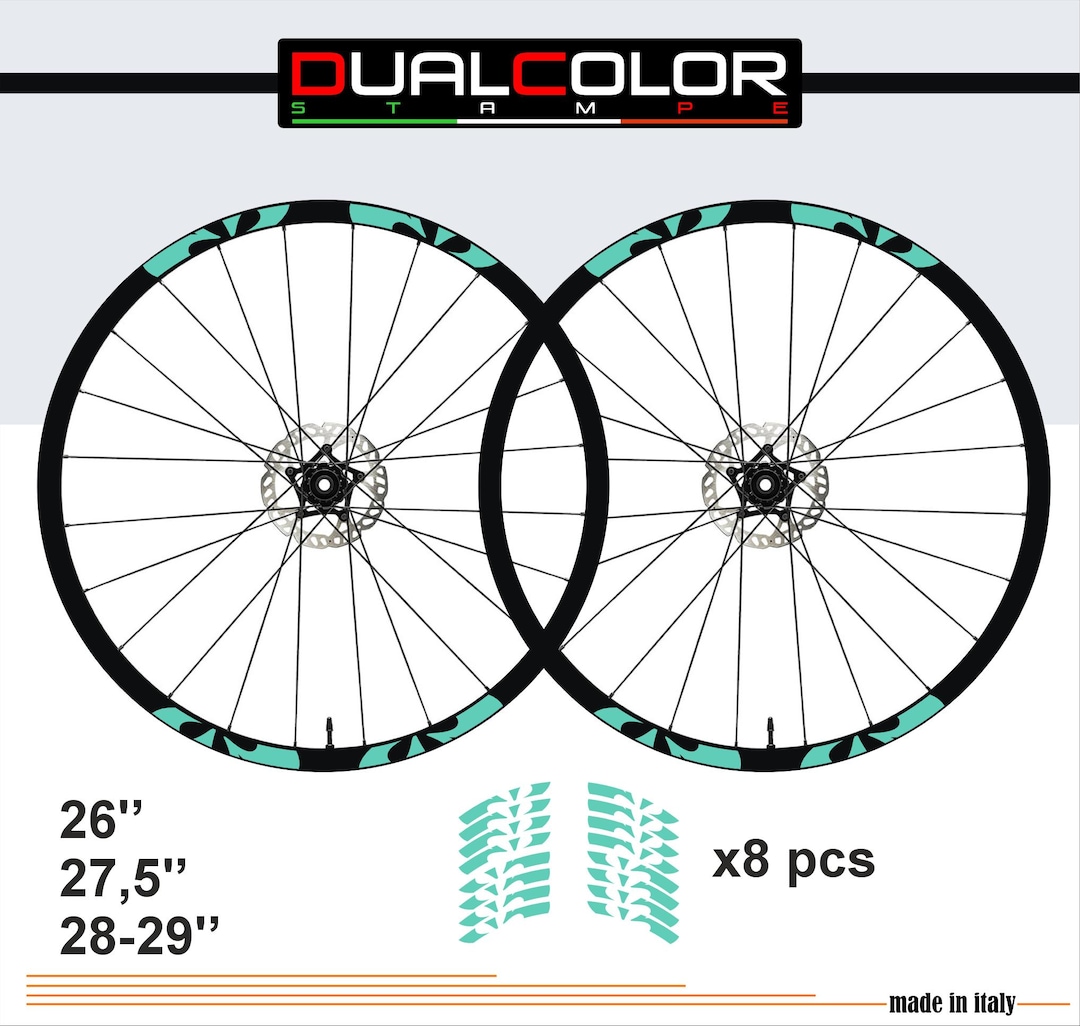 Stickers for 26'' - 27.5'' - 28-29'' Inch Bicycle Rims MTB Bike Wheel ...