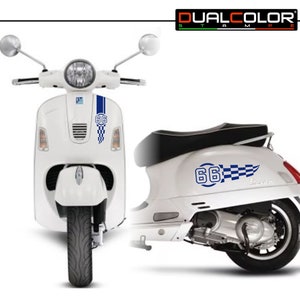 Set Adesivi Piaggio Vespa GTS 300 super GTV 300 GTV250 GTV125 stickers adesivi carena moto decal kit COD. M0332