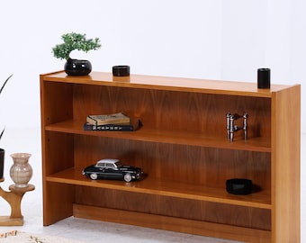 Vintage Bücherregal aus Birke | Mid Century Regal | 60er Retro Holz Aufbewahrung