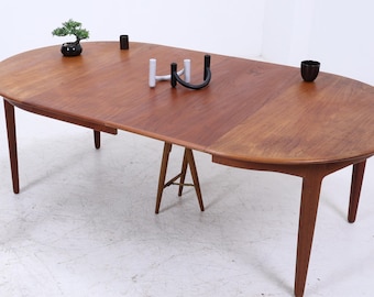 Vintage Teak Esstisch von Henning Kjaernulf | Danish Design Mid-Century Ausziehbarer Küchentisch 1960er Holz