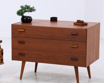 Vintage Teak Kommode | Mid-Century Schubladenkommode