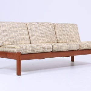 Mid-Century Sofa von Knoll Antimott Vintage Couchbett 60er Jahre Day Bed 3 sitzer Tagesbett Retro Braun Beige 70er zdjęcie 3