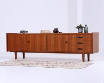 Vintage Lowboard 60er Jahre | Mid Century Sideboard TV Board Retro 70er Braun