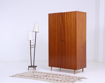 Vintage Kleiderschrank 60er Jahre | Mid Century Retro Möbel | 70er Jahre Wäscheschrank | Mid-Century Design