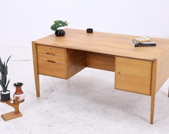 Wilhelm Renz Vintage Schreibtisch | Mid Century | 1960er Jahre | Design Schreibtisch mit Schubladen