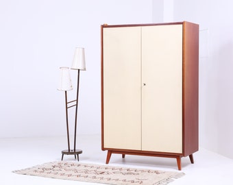 Vintage Kleiderschrank 60er Jahre | Mid Century Retro Möbel | 70er Jahre Wäscheschrank | Mid-Century Design