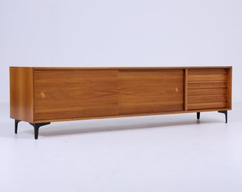 Buffet vintage série Plato par Lothar Wegner | Commode buffet du milieu du siècle rétro des années 70 en bois de noyer