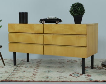 Credenza vintage anni '60 | Credenza Mid Century TV Board Cabinet Mini cassettiera antica retrò anni '70