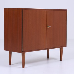 Schmale Vintage Kommode 60er Jahre Mid Century Kleines Sideboard Flurkommode Schrank Retro 70er Bild 4