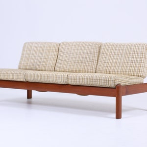 Mid-Century Sofa von Knoll Antimott Vintage Couchbett 60er Jahre Day Bed 3 sitzer Tagesbett Retro Braun Beige 70er zdjęcie 1