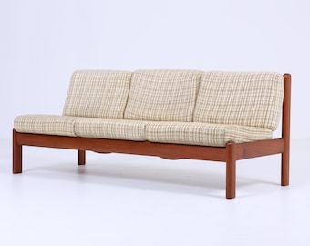 Mid-Century Sofa von Knoll Antimott  | Vintage Couchbett 60er Jahre Day Bed 3 sitzer Tagesbett Retro Braun Beige 70er