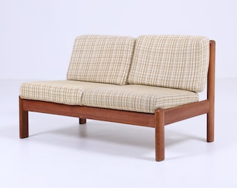 Sofá Mid-Century de Knoll Antimott | Sofá cama vintage de los años 60, cama de día de 2 plazas, cama de día retro marrón beige de los años 70