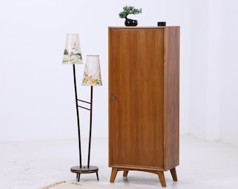 Vintage Kleiderschrank | Mid Century Schrank | 60er Jahre Garderobenschrank