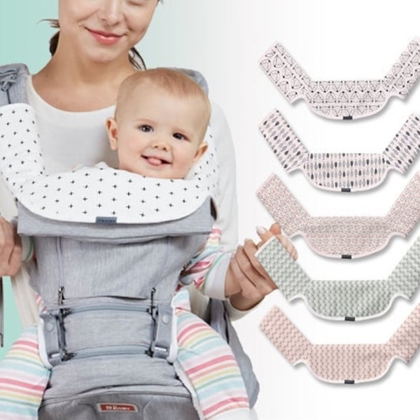 Ergo 360 Lätzchen Bezug und Beißpads Kompatibel mit Ergobaby und BabyBjörn Babyschale