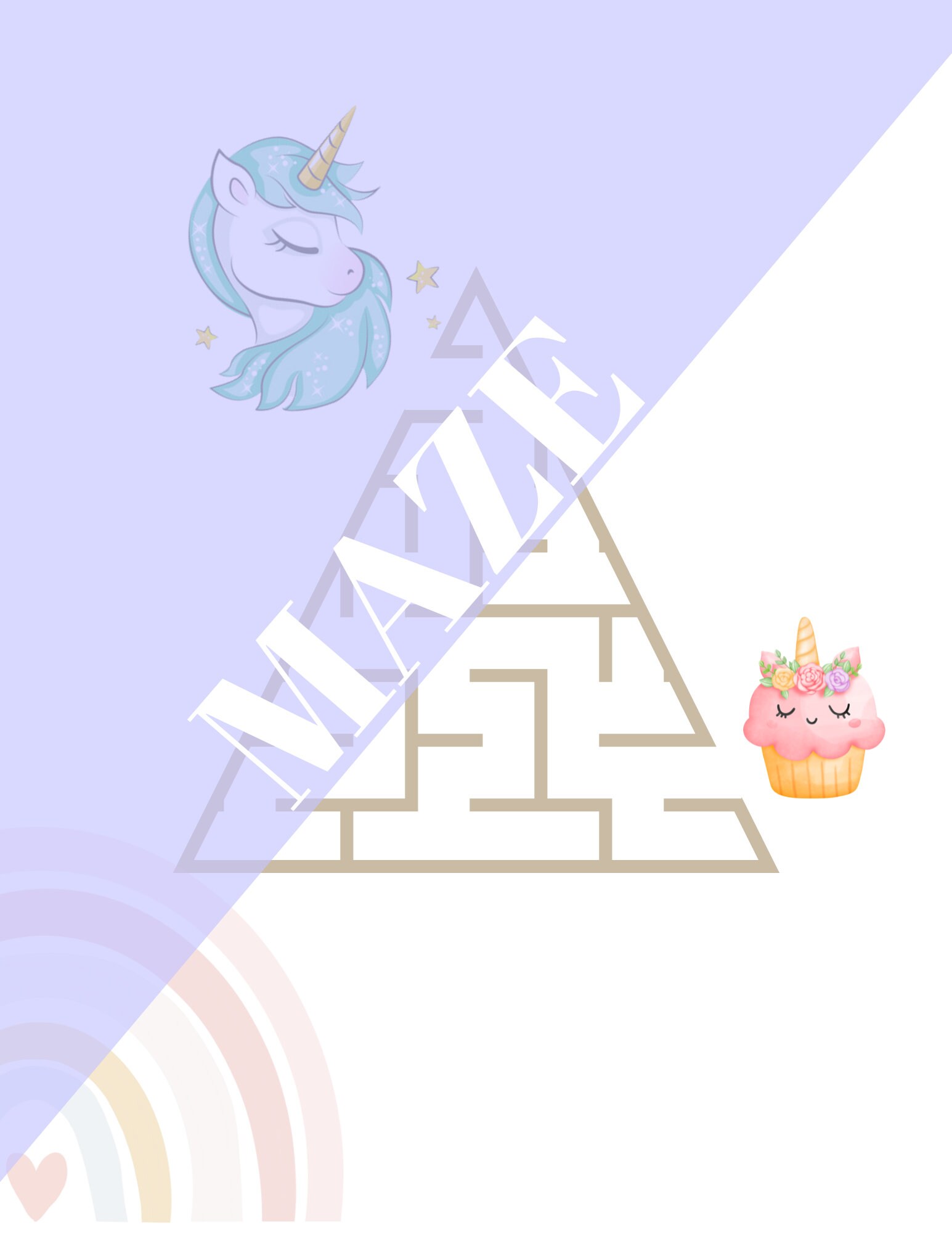 easy-maze-printable-unicorn-maze-games-for-kids-activity-sheets-for