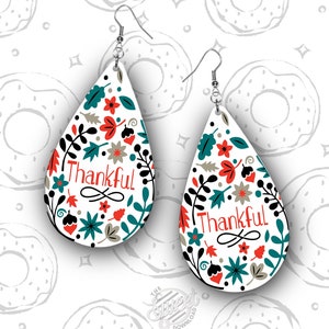 Leopard Black Teardrop Earring Sublimation Design, Hand drawn Teardrop –  ACC Sublimation Blanks & Designs