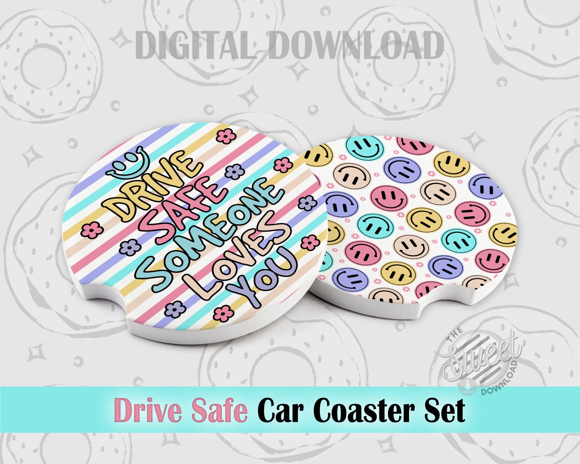 Car Coaster Tag, Car Coaster Packaging, Car Coaster Care