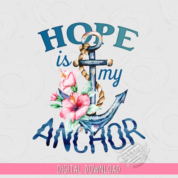 Anchor Bible Verse - Etsy