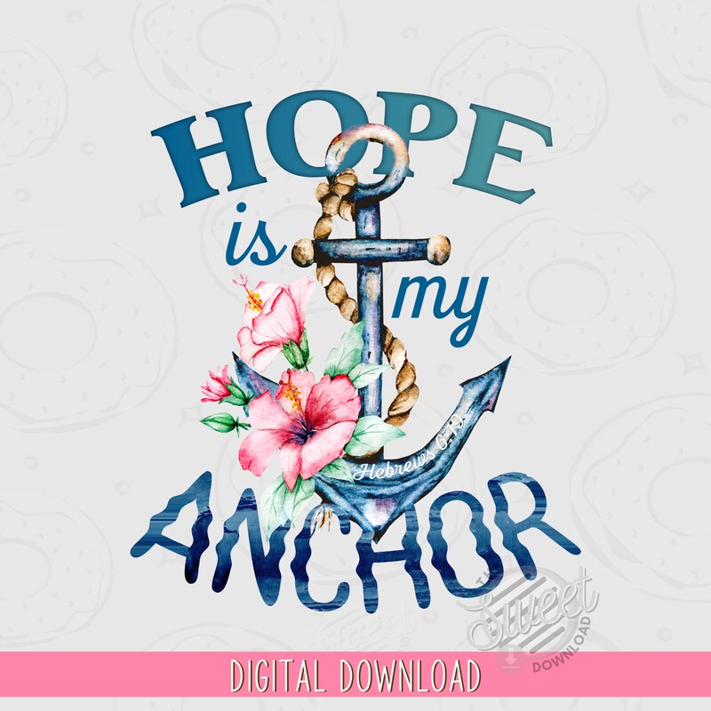Anchor Bible Verse - Etsy