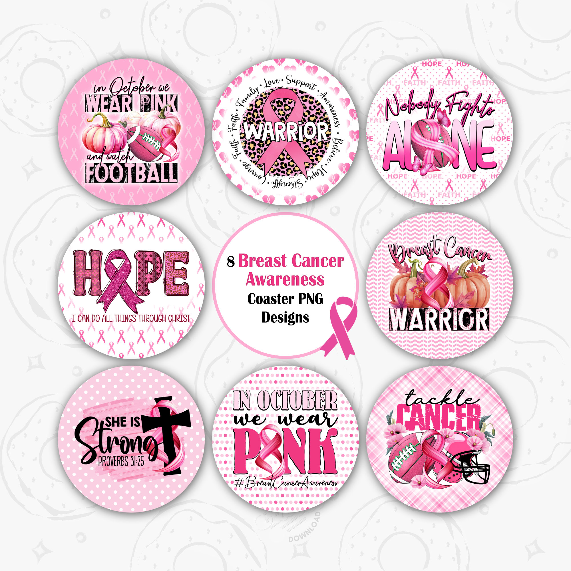 Breast Cancer Keychain