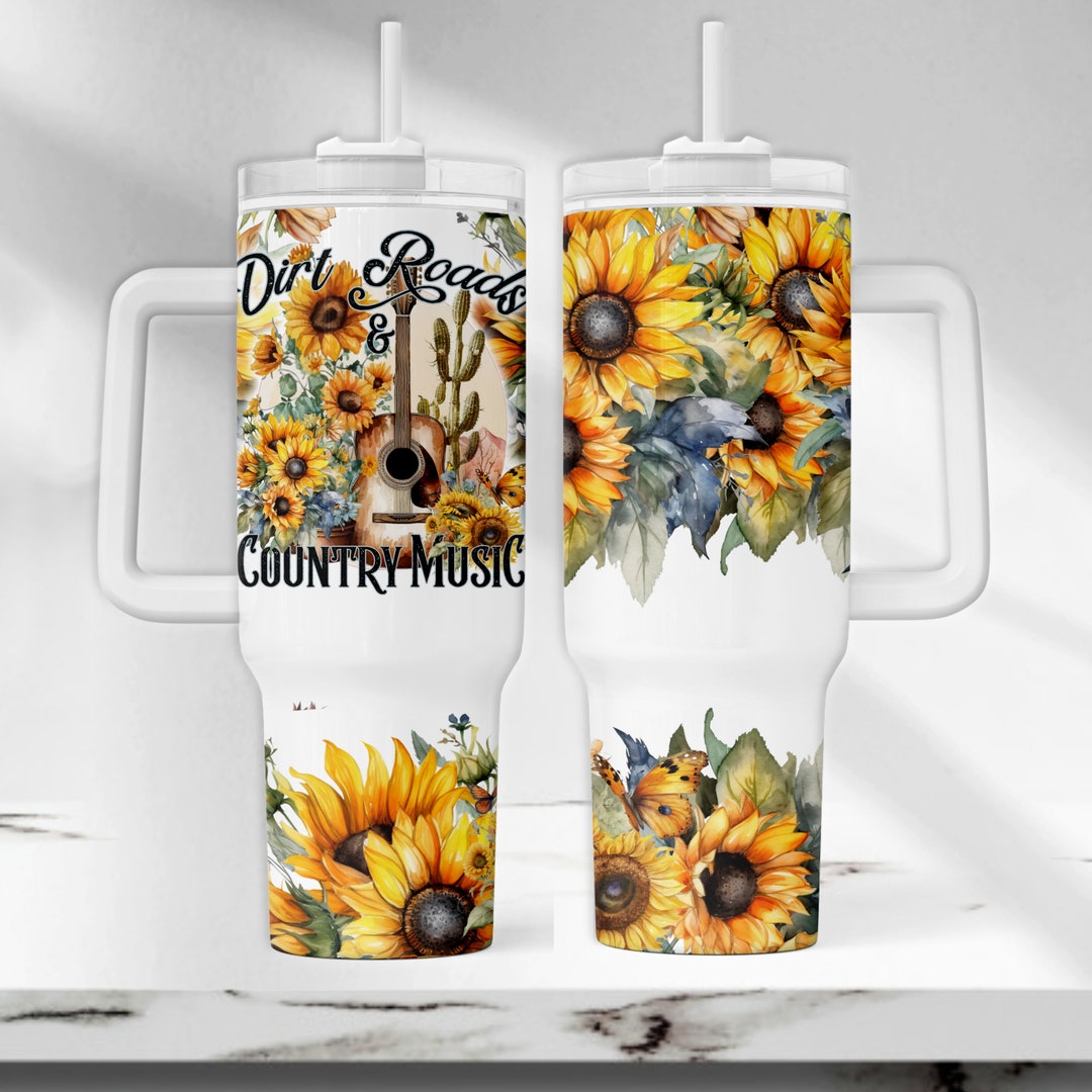 Country Music 40oz Quencher Tumbler Design, Western 40 Oz Tumbler Wrap ...