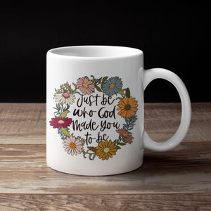 Christian PNG, Be who God made you to be Sublimation Design, Retro Floral Shirt Design, Vintage Floral PNG, Religious Quote