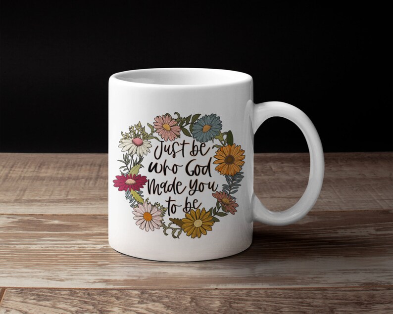 Christian PNG, Be who God made you to be Sublimation Design, Retro Floral Shirt Design, Vintage Floral PNG, Religious Quote