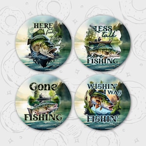 Fishing Car Coaster PNG, Fishing Quotes Car Coaster Sublimation Design ...