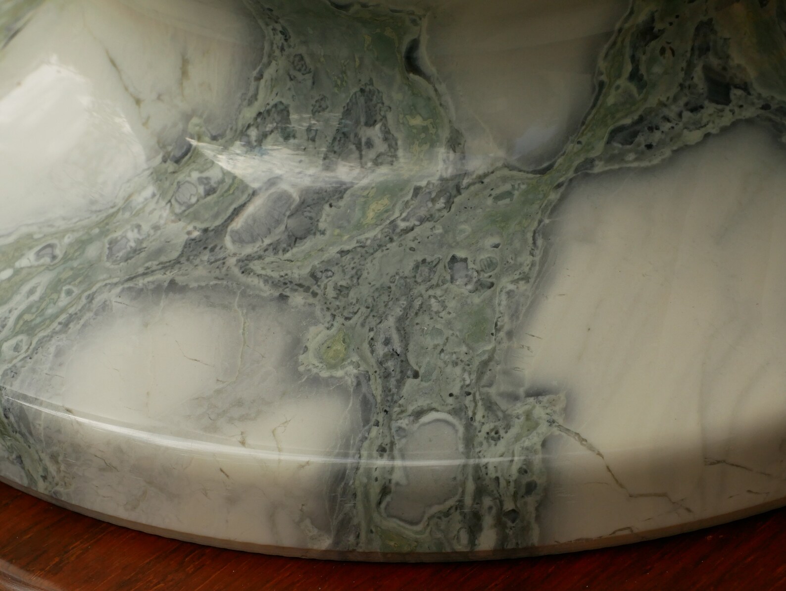 Marble vase green Etsy