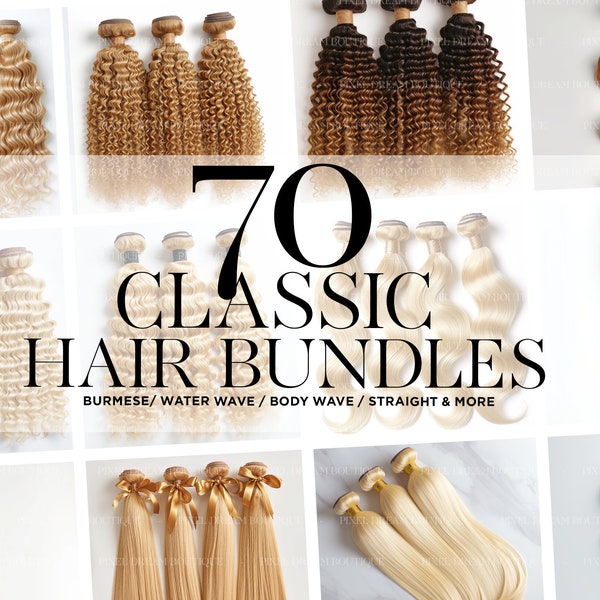 Classic Bundles, Hair Branding, Beauty Stock Photos, Hair Model Photography for Businesses