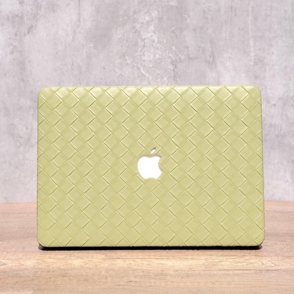 Grass Green leather weave MacBook Air 11'', MacBook 12'', MacBook Air 13'', MacBook Pro 13'', MacBook Pro 13''/15'', MacBook Pro 16''