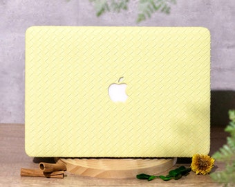 Buttermilk Yellow Weave MacBook case, MacBook 12'', MacBook Air 13'', MacBook Pro 13'', MacBook Pro 13''/15'', MacBook Pro 16''