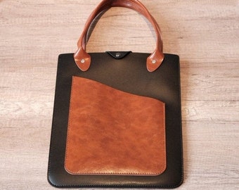 Maletín de cuero para portátil de 13, 14, 15 y 15,6 pulgadas, funda para MacBook, portafolios de cuero, organizador de documentos, carpeta organizadora de archivos de papel