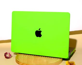Cyber Neon Green MacBook case | Y2K Durable Shockproof MacBook Cover | MacBook Pro/Air 12/13/14/15/16 | Cover for M1/M2/M3/M4 2018-2023-2025