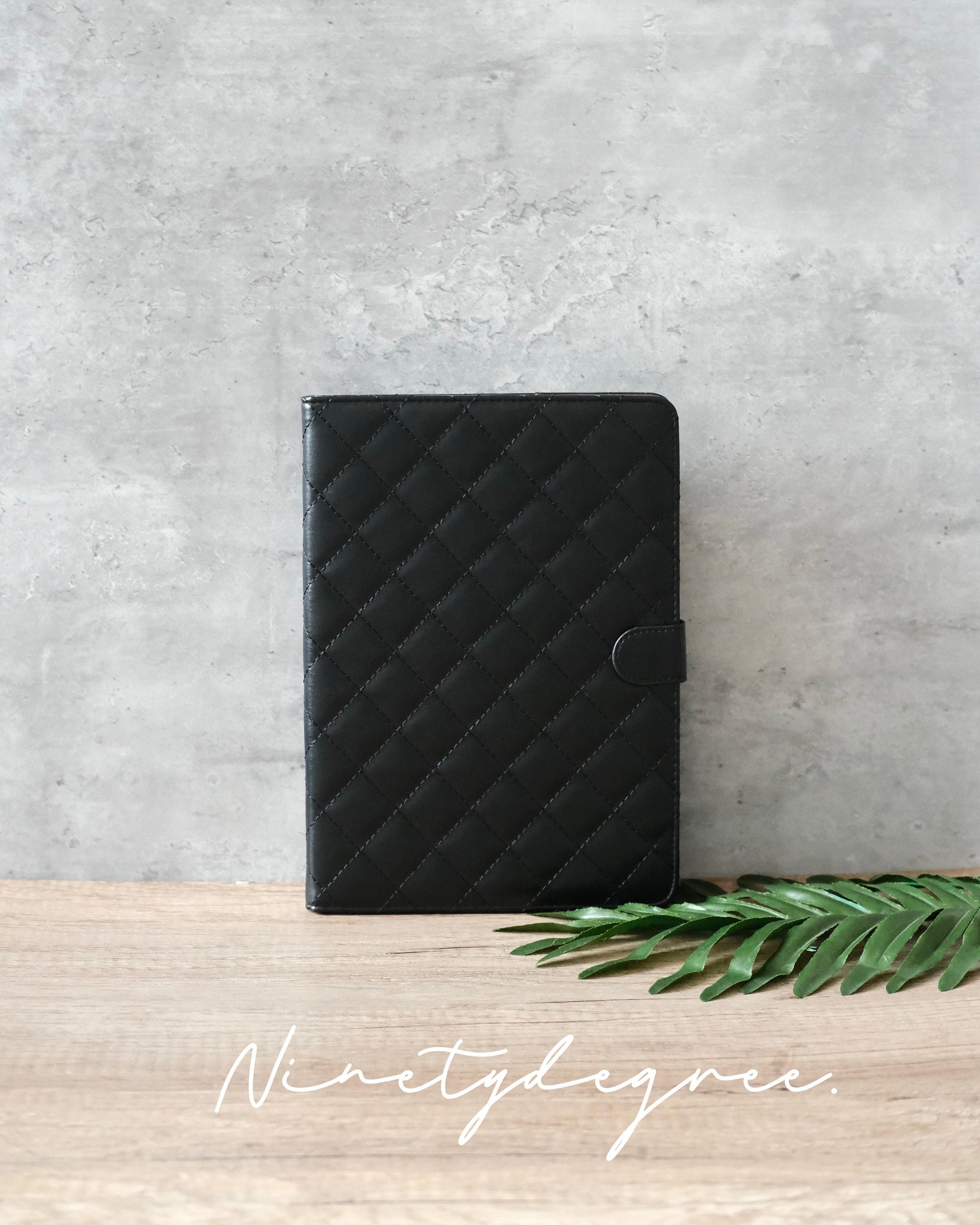 Vintage CHANEL Black Stitched Leather Book Cover Diary Cover -  Norway