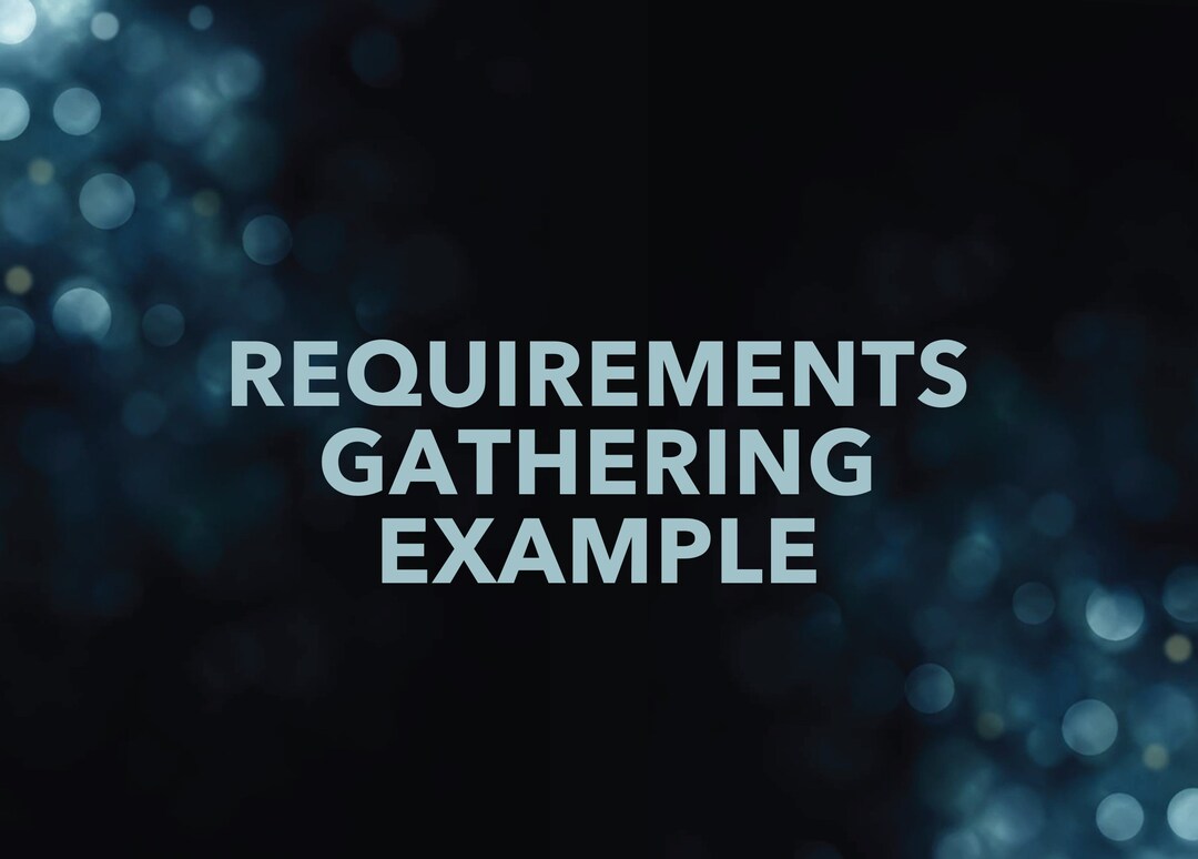 Requirements Gathering Example Etsy