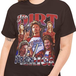 Vintage wash Joe Dirt Merica Vintage T-shirt, Unisex Shirt, Retro Design, Gift JD41