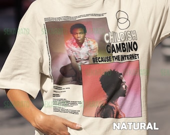 Vintage Bootleg Inspired Tee | Graphic Unisex Tee | Childish Gambino Shirt, Aesthetic Pop Album Tee CG01