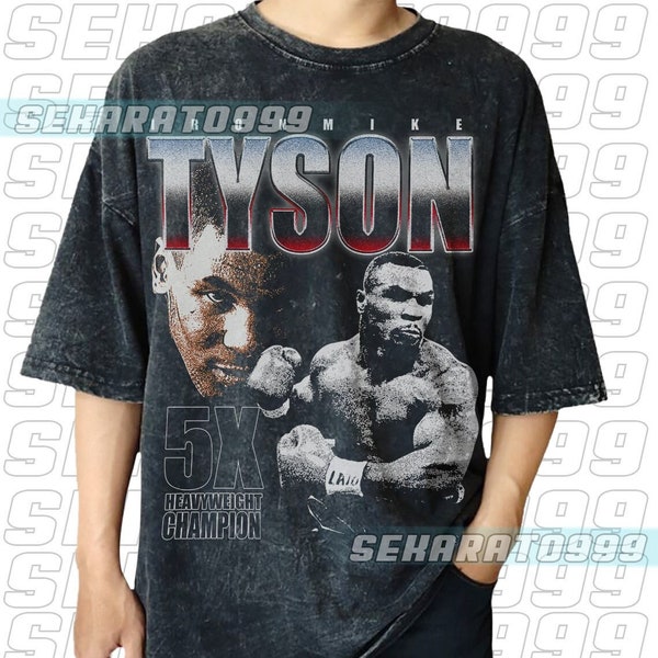 Vintage Iron Mike Tyson T-Shirt, Mike Tyson Shirt, Vintage Wash T shirt, Vintage 90s Bootleg Inspired Tee