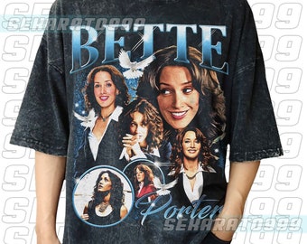 Vintage Wash Bette Porter Vintage T-shirt , Gift For Women and Man Unisex T-Shirt , Jennifer Beals The L Word Vintage Retro 90s BP05