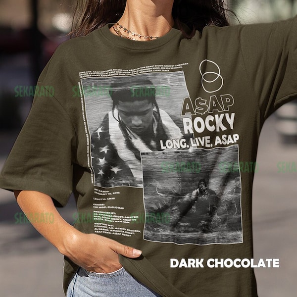 Vintage Style Bootleg Inspired Tee | Graphic Unisex Tee | Asap Rocky Long Live Shirt, Aesthetic Pop Album Tee ASL01