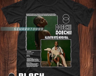 Vintage Style Bootleg Inspired Tee | Graphic Unisex Tee | Doechii - Alligator Bites Never Heal Shirt, Aesthetic Pop Album Tee DC001