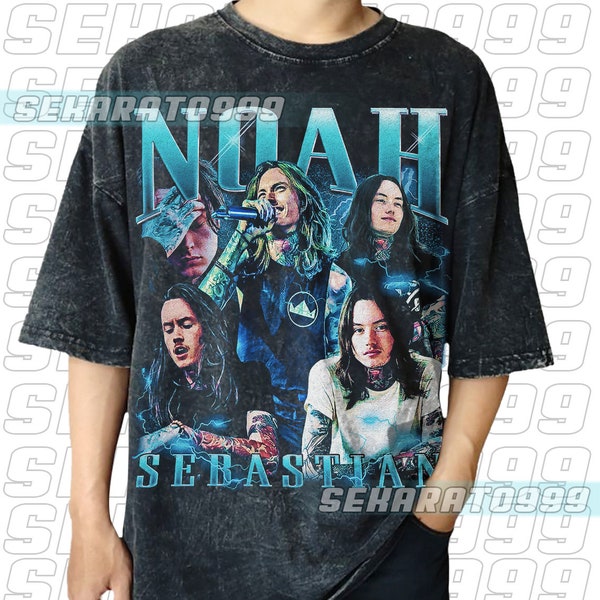 Vintage Wash Noah Sebastian T-shirt, Bad omens Shirt, Gift For Women and Man Unisex T-Shirt, Gift retro WN45