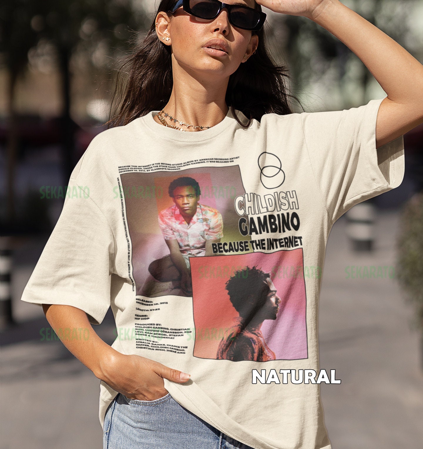 Childish Gambino チャイルディッシュガンビーノ Tシャツ ロンT Childish Gambino チャイルディッシュ・ガンビーノ Tシャツ