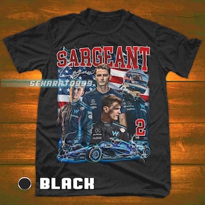 Logan Sargeant T Shirt Formula Racing Driver American Championship Tops Vintage Graphic Tee Design Unisex LS01