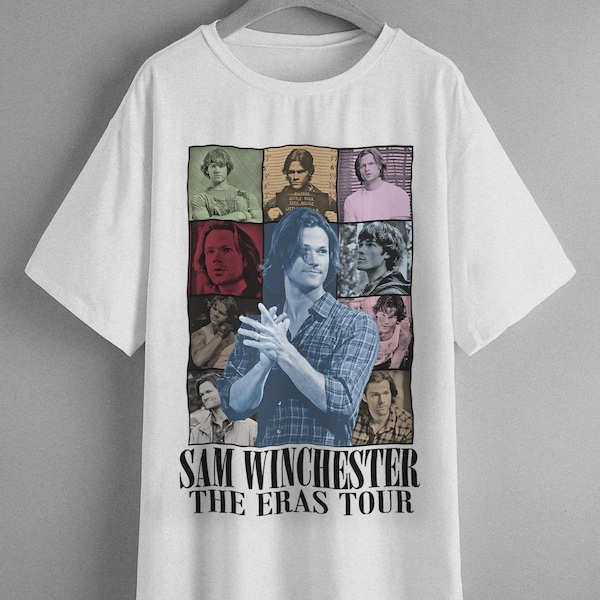 Sam Winchester The Eras T Shirt, Supranatural Shirt,  90s , Jared Padalecki, Unisex Shirt, Gift for friends SW11