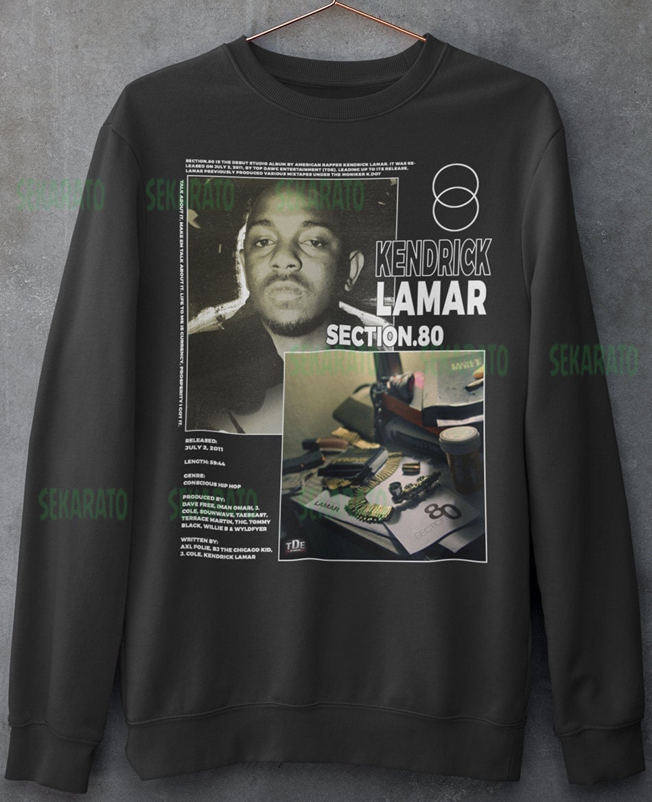 Discover kendrick Lamar Section 80 sweatshirt